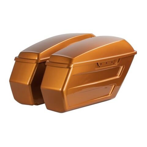 HogWorkz Chopped Hardline Saddlebags For Harley Touring 2014-2025
