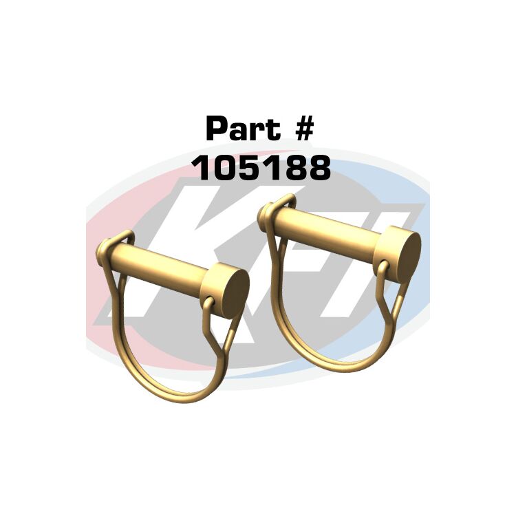 KFI ATV Plow Pin 3/8 In