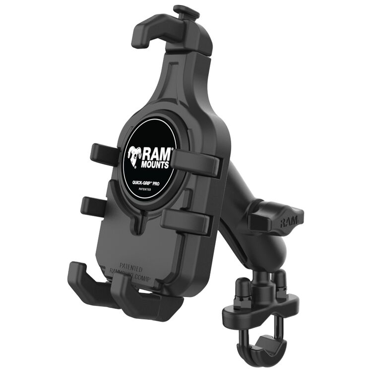 RAM Mounts Quick-Grip Pro Wireless Charging Handlebar Phone Mount 