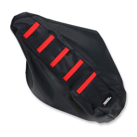 Moose Racing Ribbed Seat Cover Honda CRF250R / RX / CRF450R / RX / RWE 2021-2026 Black/Red Ribs [Open Box]