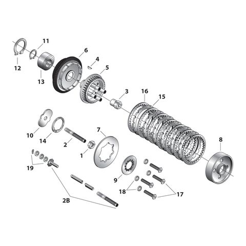 Milwaukee Twins OEM-Style Clutch Hub For Harley Big Twin 1984-1989 [Previously Installed]