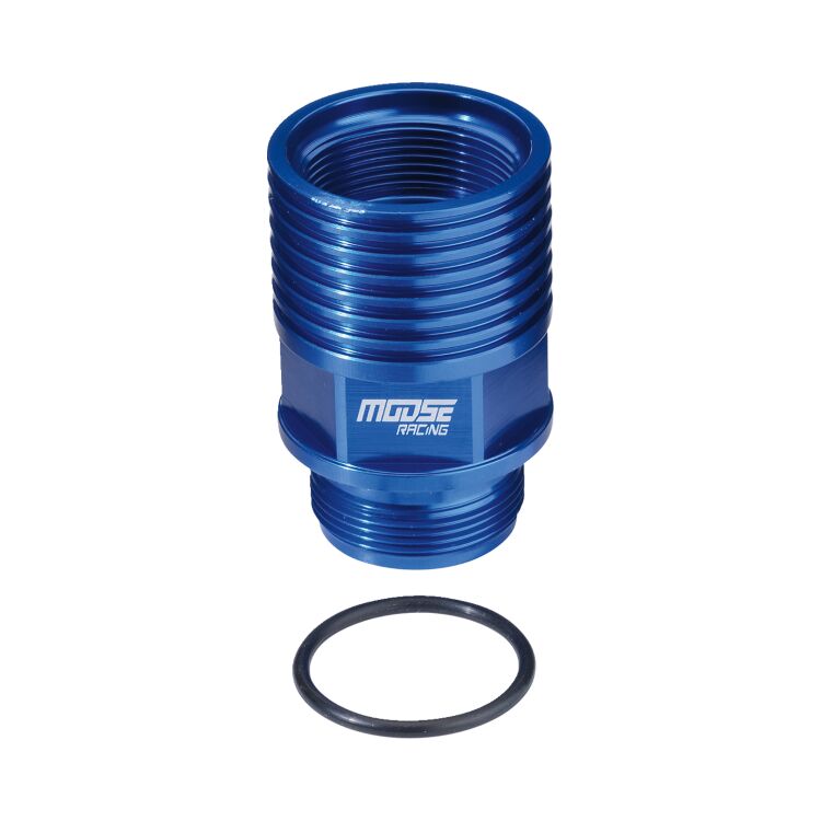 Moose Racing Rear Brake Reservoir Extender Husqvarna 125cc-501cc Blue [Blemished - Good]