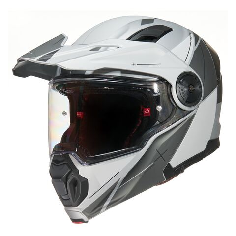 SEDICI Adventure Modular Ridge Helmet Silver/White/Black / XL [Blemished - Very Good]
