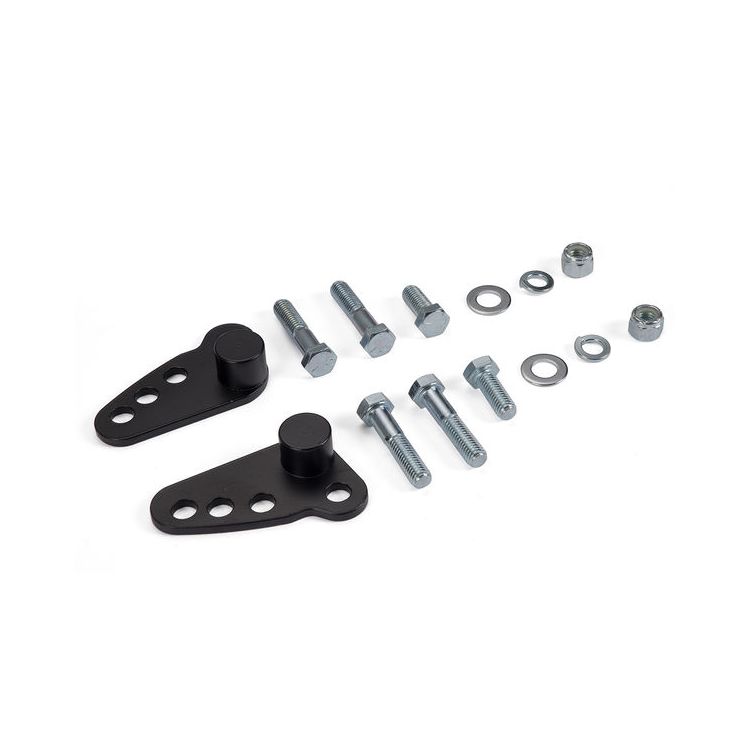 HogWorkz Adjustable Lowering Kit For Harley Touring 2002-2016 Black [Demo - Acceptable]