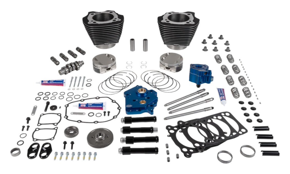 S&S Cycle 129" Power Pack With 496 Cam For Harley Oil Cooled Milwaukee-Eight 2017-2026