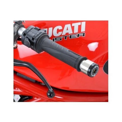 R&G Racing Bar End Sliders 7/8" Handlebars Black/Silver [Open Box] Black/Silver [Open Box]
