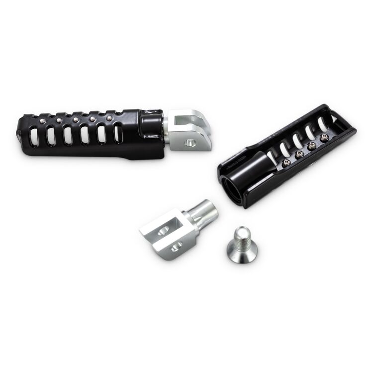 Burly Brand Razorback Passenger Foot Pegs For Triumph Bonneville 2000-2026 Black [Open Box]