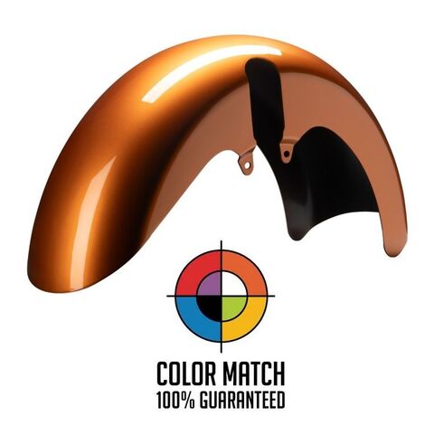 HogWorkz OE Color Matched 18" Fusion Wide Fat Tire Front Fender For Harley Touring 1996-2026