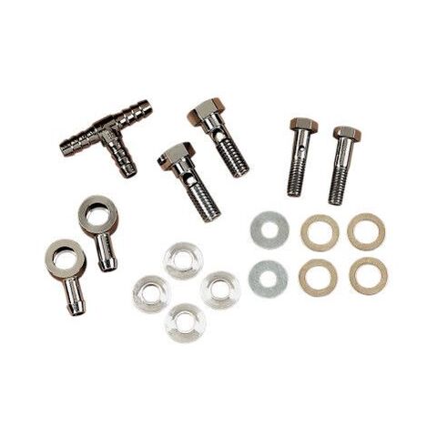 Drag Specialties Air Cleaner Breather Kit For Harley 1993-2022 Chrome [Open Box]