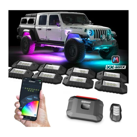 XKGLOW XKMax RGBW Color Chasing LED Rock Light Kit