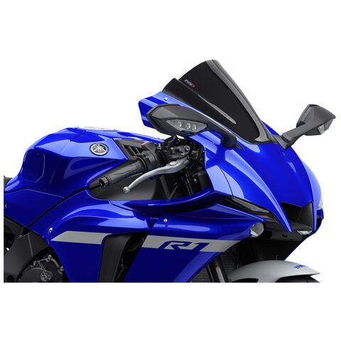 Puig Z-Racing Windscreen Yamaha R1 2020-2026 Black [Blemished - Good]