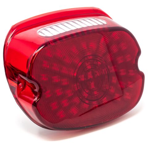 Letric Lighting Co. Slantback Low-Profile LED Taillight w/ Integrated T/S For Harley 1999-2026 Red Le... [Open Box]