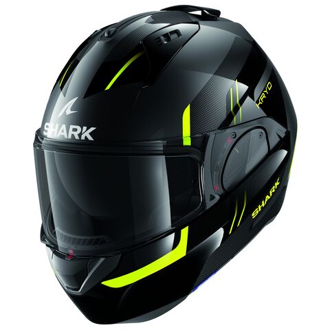 Shark EVO ES Kryd Helmet (SM) Grey/Hi-Viz Yellow / MD [Blemished - Very Good]