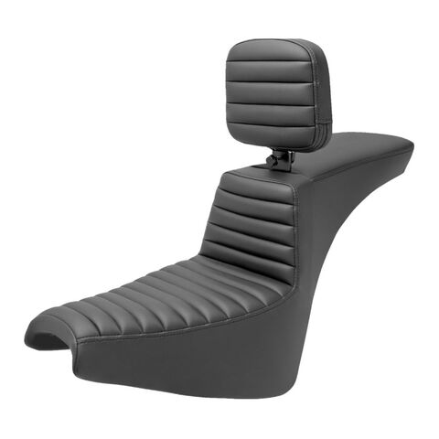 Saddlemen Step-Up TTR Tuck and Roll Seat For Harley Softail FXBB/S / FXST 2018-2026 Black / Front Tuc... [Open Box]