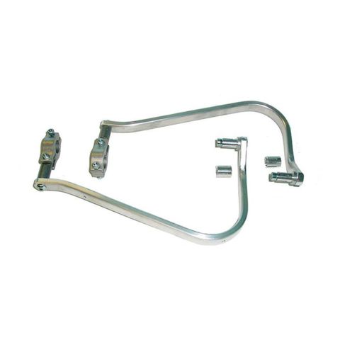 Barkbusters Aluminum Handguard Kit For 7/8" or 1 1/8" Handlebars Silver / 7/8" Bars [Demo - Acceptable]