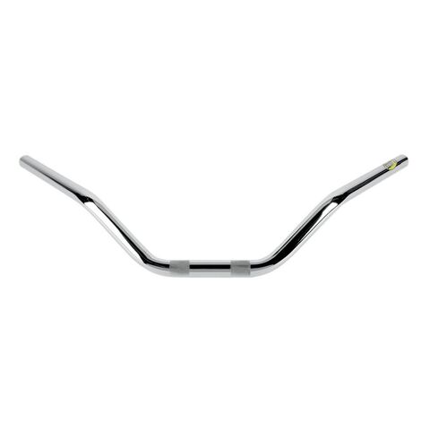 Flanders 1" Swept Back Handlebars Knurled/Dimpled / Chrome [Open Box]
