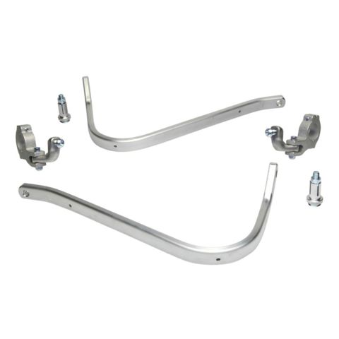 Barkbusters Aluminum Handguard Kit For 7/8" or 1 1/8" Handlebars Silver / 1 1/8" Tapered Bars [Demo - Acceptable]
