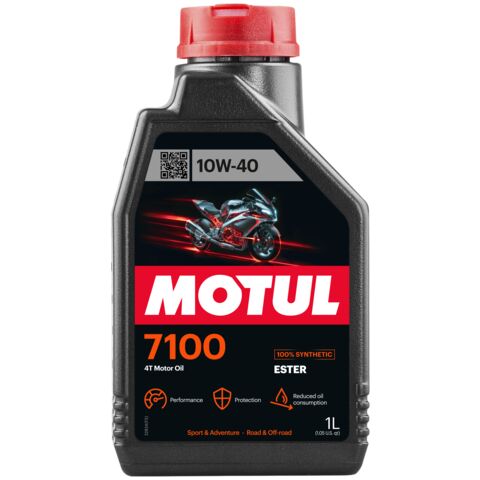 Motul 7100 4T Synthetic Engine Oil - 1 Liter
