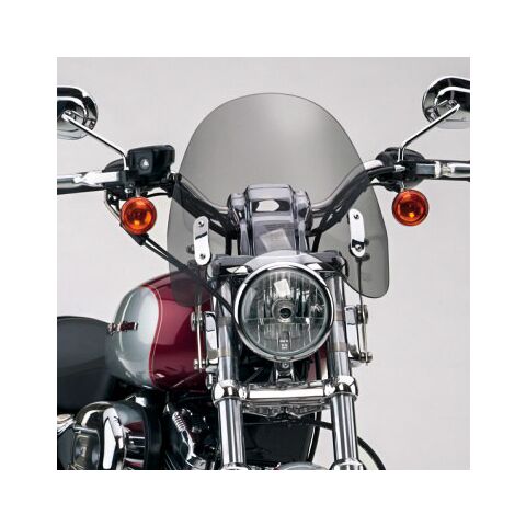 National Cycle SwitchBlade Deflector Windshield For Indian Scout 2015-2026 (12" Tall) 12" Tall / Light Smoke [Blemished - Good]