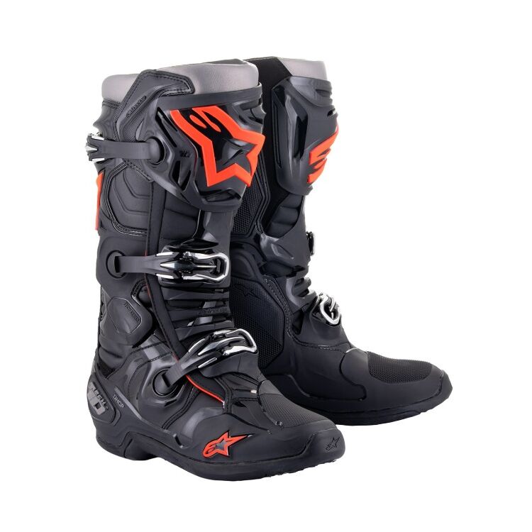 Black/Fluo Red