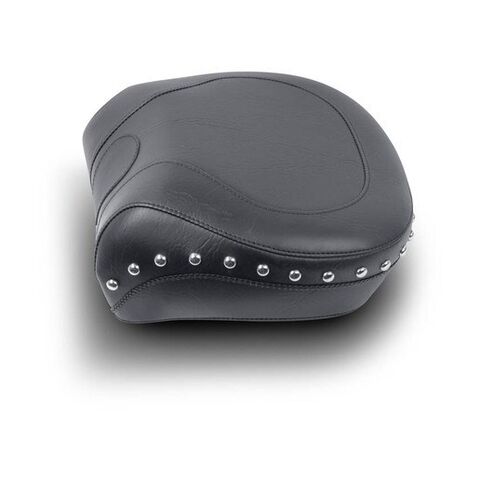 Mustang Wide Touring Passenger Seat For Harley Softail With 150mm Rear Tire 2000-2015 Chrome Studded... [Open Box]