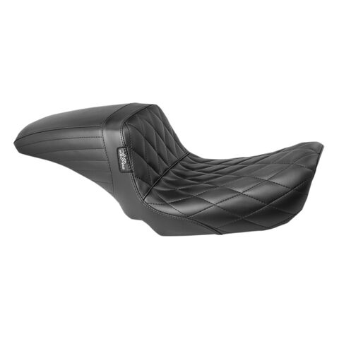 Le Pera Kickflip Diamond Stitch Seat For Harley Dyna 2006-2017 Diamond Stitch / Daddy Long Legs [Previously Installed]