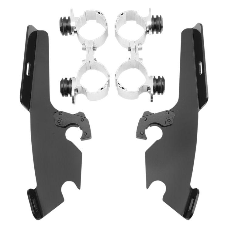Memphis Shades Metric Fats/Slim Trigger-Lock Mount Kit Yamaha XV950 / XVS1300 V-Star Black [Demo - Acceptable]
