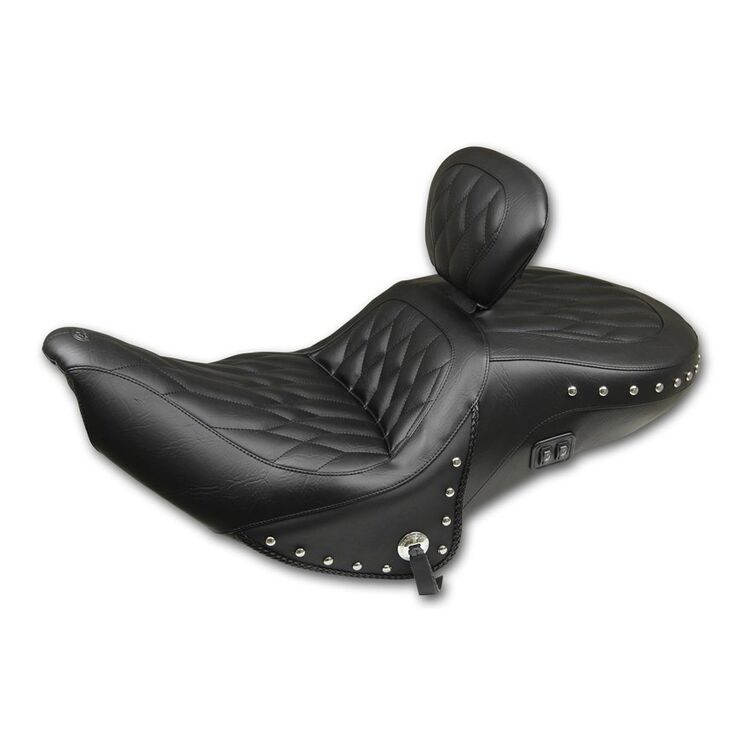 Standard Touring Heated One-Piece Seat w/ Driver Backrest