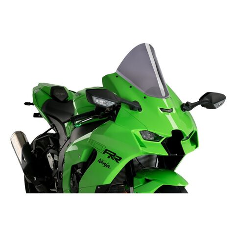 Puig R-Racer Windscreen Kawasaki ZX10R / ZX10RR 2021-2025 Dark Smoke [Open Box]