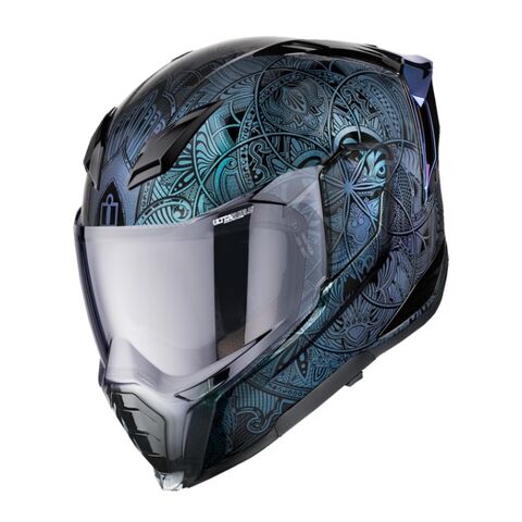 Icon Ultraflite Opal Mandala Helmet Blue / XL [Open Box]