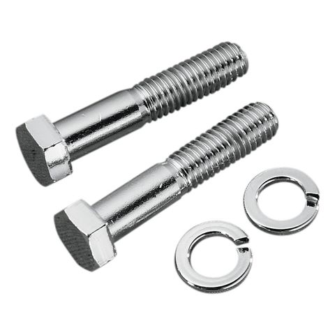 Drag Specialties Hex-Head Handlebar Riser Mounting Bolts For Harley Chrome / 1/2"-13 x 2 1/2" [Blemished - Good]