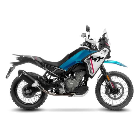 LeoVince LV-14 R Slip-On Exhaust CFMOTO Ibex 450 2025 Black Stainless Steel [Demo - Acceptable]