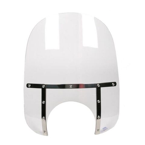 Memphis Shades Memphis Fats Windshield With 7" Headlight Cutout Clear / 13" Tall [Open Box]