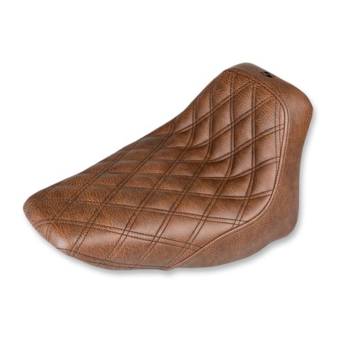 Saddlemen Renegade LS Solo Seat For Harley Softail FL 2006-2017 Brown / Diamond [Blemished - Good]