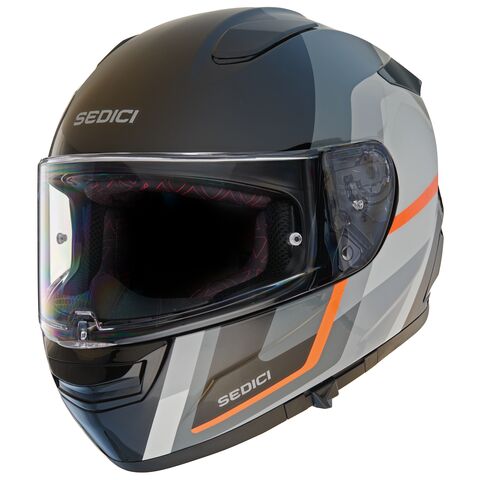 SEDICI Strada 3 Sparo Helmet Grey/Orange / LG [Open Box]