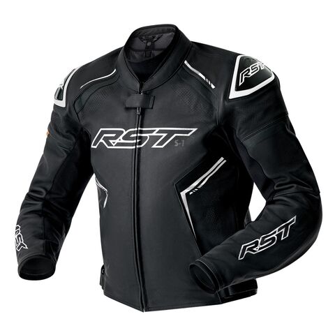 RST Moto S-1 D3O Leather Jacket Black/White / 5XL [Blemished - Very Good]