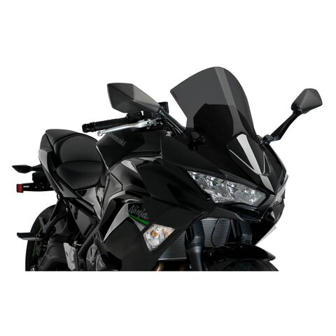 Puig R-Racer Windscreen Kawasaki Ninja 650 2020-2026 Dark Smoke [Blemished - Good]