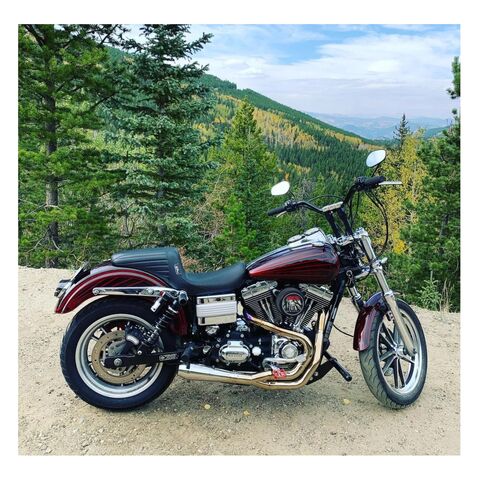 Stealth Pipes Inc 2 into 1 High Performance Exhaust For Harley Dyna 2006-2017 Reverse Cone [Open Box]