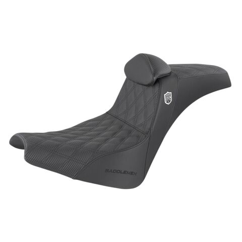 Saddlemen Pro Series SDC Performance Gripper Seat For Harley Softail FXBB/S / FXST 2018-2026 With Bac... [Open Box]