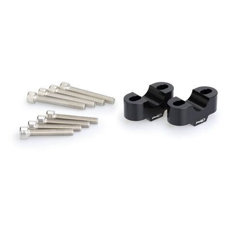 Puig 1" Handlebar Riser 20mm Rise / Black [Previously Installed] Black / 20mm Rise [Blemished - Good]