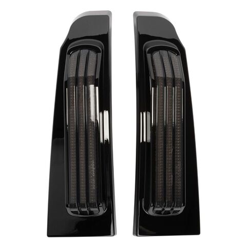 HogWorkz OE Color Matched Illumina Flush Fender LED System For Harley Touring 2014-2025 Vivid Black [Blemished - Very Good]