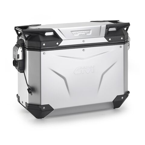 Givi Outback EVO SMART 37 Liter Side Case Left / Anodized Aluminum [Blemished - Good]