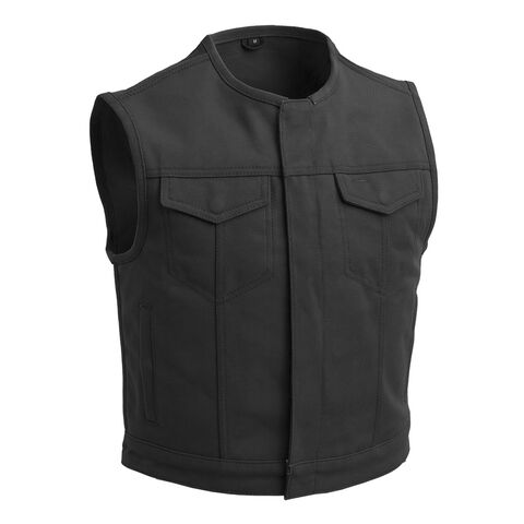 First Manufacturing Lowside Canvas Vest LG / Black [Blemished - Good]