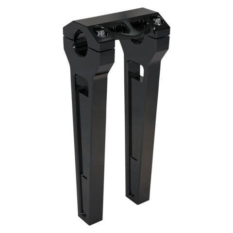 LA Choppers 1.25" Billet Performance Risers Black / 6" Rise w/ Pullback [Demo - Acceptable]