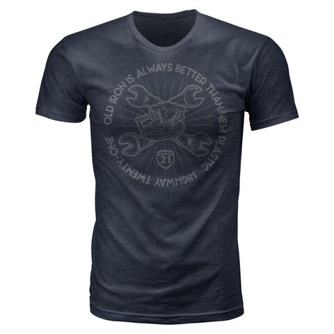 Highway 21 Old Iron T-Shirt Midnight Navy / MD [Open Box]