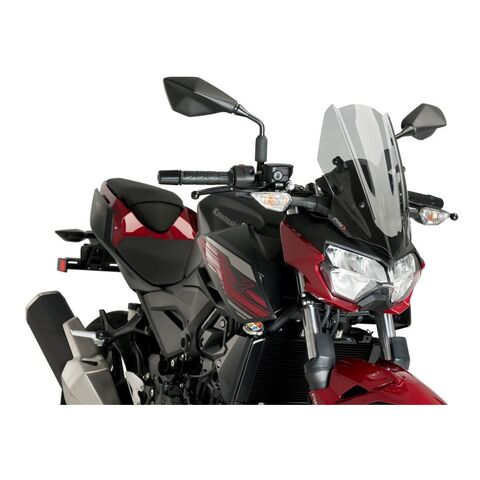 Puig Naked New Generation Windscreen Kawasaki Z400 2019-2023 Light Smoke [Open Box]
