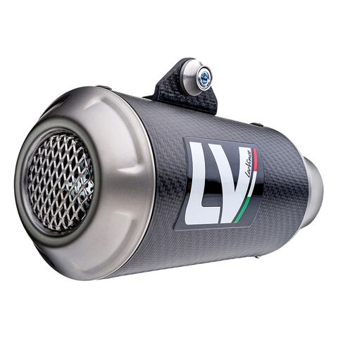 LeoVince LV-10 Slip-On Exhaust Kawasaki ZX6R / ZX636 2009-2026 Carbon Fiber [Blemished - Good]