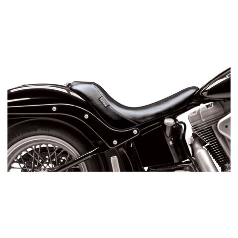 Le Pera Bare Bones Solo Seat For Harley Softail With 200mm Tire 2006-2017 Smooth Solo Seat / Black [Blemished - Good]