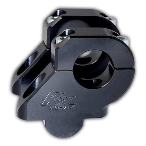 Rox 1 1/2" Barback Risers For 1 1/8" Bars Black Anodized [Blemished - Good]