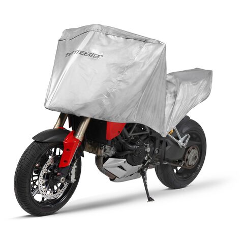 Tourmaster Select WP Motorcycle Half Cover Silver / XL [Open Box]